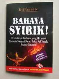 Image of Bahaya syirik !