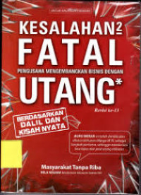 Image of Kesalahan Fatal pengusaha mengembangkan bisnis dengan Utang