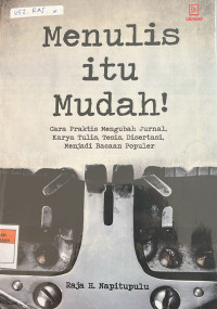 Image of Menulis Itu Mudah