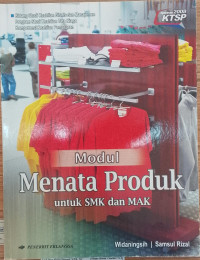 Image of Modul Menata Produk untuk SMK dan MAK