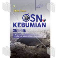Image of Pena Emas OSN Kebumian SMA/MA