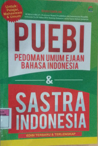 Image of PUEBI (pedoman umum ejaan bahasa indonesia) dan Sastra Indonesia