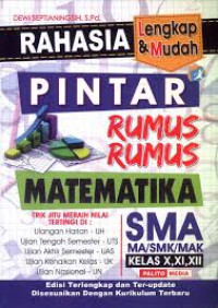 Image of Rahasia pintar rumus-rumus matematika
